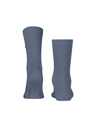 BURLINGTON | Chaussettes homme BOND STREET 40-46 light jeans | blau
